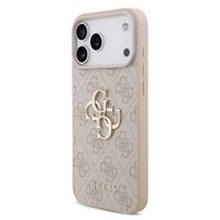 Guess Coque 4G Metal Logo Backcover Apple iPhone 17 Pro - Rose