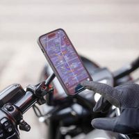 SP Connect Support de téléphone Moto Mount 3D 1 1/2" pour vélo / scooter / moto pour coques SPC+ - Noir