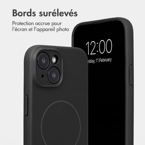 Accezz Coque Grip avec MagSafe Apple iPhone 13 - Noir