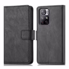 imoshion Étui de télephone portefeuille de luxe Xiaomi Redmi Note 11 (4G) / Note 11S (4G) - Noir