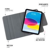 Pipetto Origami No5 Rotating Folio Case Apple iPad Air 13 pouces (2026) M4 / (2025) M3 / (2024) M2 - Noir