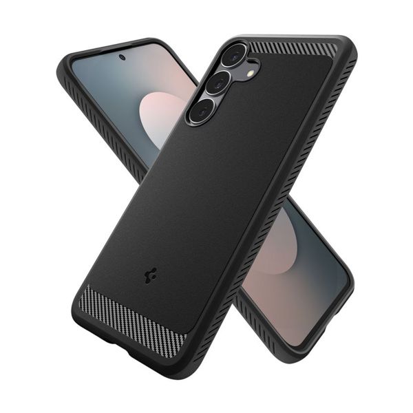 Spigen Coque Rugged Armor Samsung Galaxy S25 FE - Matte Black