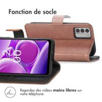 imoshion Étui de télephone portefeuille de luxe Nokia G42 - Marron