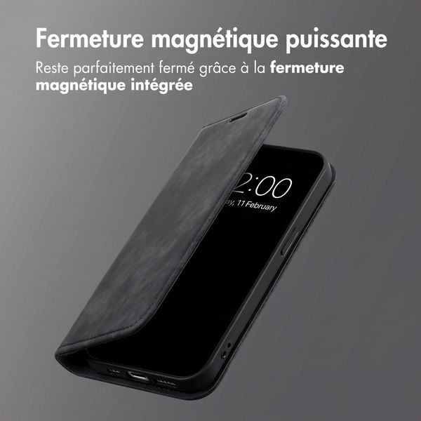 imoshion Étui de téléphone portefeuille Slim Oppo Reno 16 F - Noir