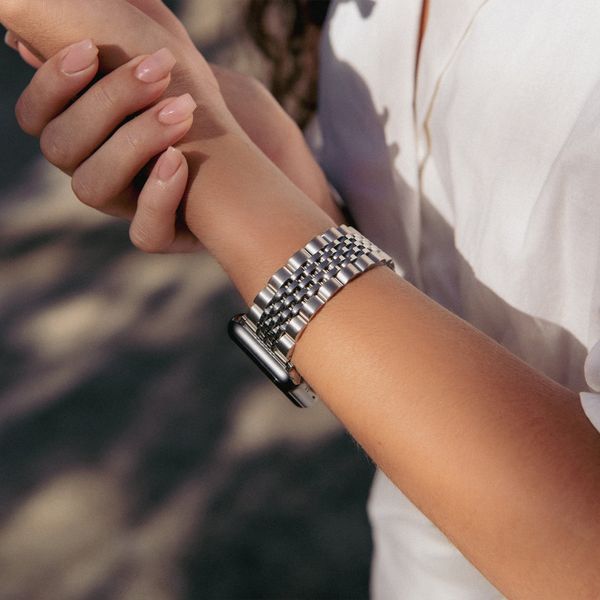 Burga Bracelet acier Apple Watch | 44/45/46/49 mm - Argent