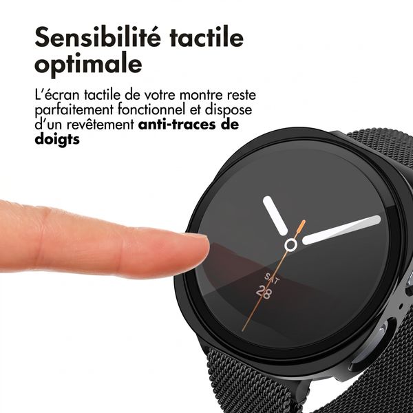 imoshion Coque rigide à couverture complète Samsung Galaxy Watch 8 (44 mm) - Noir