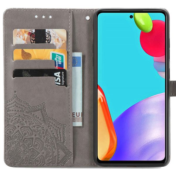 imoshion Etui de télephone Mandala Samsung Galaxy A52(s) (5G/4G) - Gris