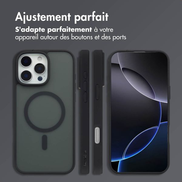 imoshion Coque Color Guard avec MagSafe Apple iPhone 16 Pro Max - Noir
