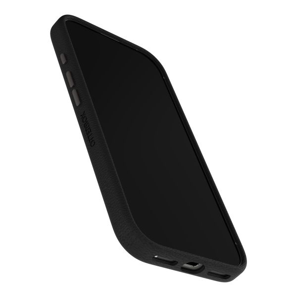 OtterBox Coque en cuir de cactus Symmetry MagSafe Apple iPhone 17 - Noir Ash