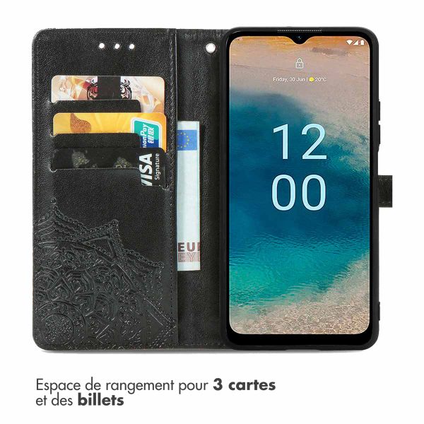 imoshion Etui de télephone Mandala Nokia G22 - Noir