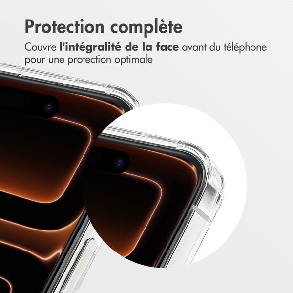 Accezz Protection d'écran en verre trempé avec applicateur - 2-pack Apple iPhone 17 Pro Max