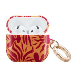 Selencia Coque Vivid  Apple Airpods 4 - Tropical Vibes Apricot