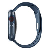Uniq 2x Coque Glase Softcase Apple Watch 7 / 8 / 9 - 41 mm - Clear / Smoke