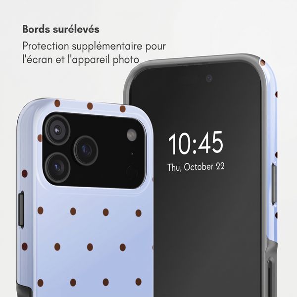 Selencia Coque arrière Vivid avec MagSafe Apple iPhone 17 Pro - Happy Dots Digital Sky