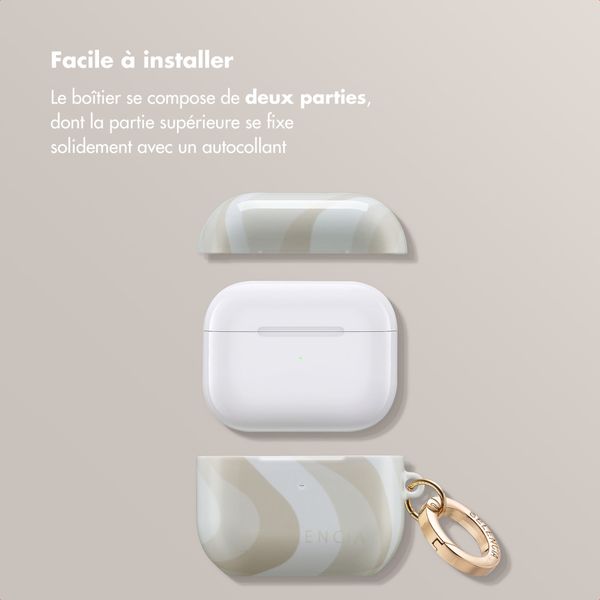 Selencia Coque Vivid  Apple Airpods 3 - Desert Waves Beige