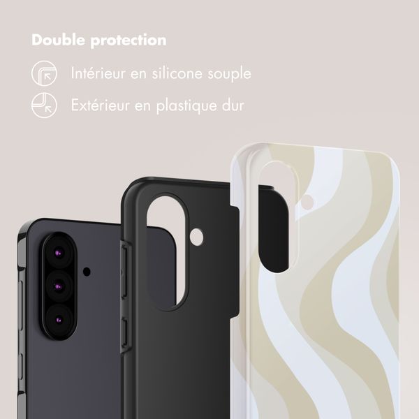 Selencia Coque arrière Vivid Samsung Galaxy A36 / A56 - Desert Waves Beige