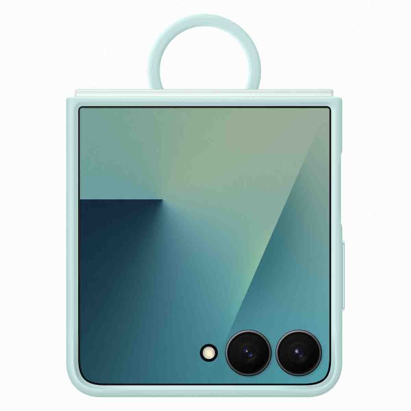 Samsung Original Coque en silicone Ring Samsung Galaxy Z Flip 7 - Mint