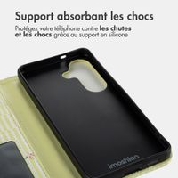 imoshion Étui de télephone portefeuille Design Samsung Galaxy S26 FE - Garden Stripes