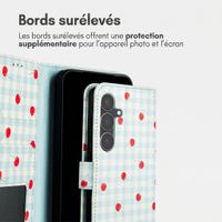 imoshion Étui de télephone portefeuille Design Samsung Galaxy S25 FE - Cherry Check