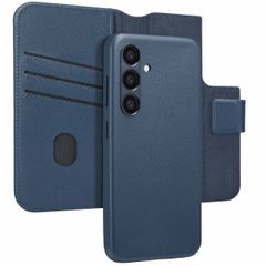 Accezz Étui de télephone portefeuille en cuir 2-en-1 avec MagSafe Samsung Galaxy S24 - Nightfall Blue