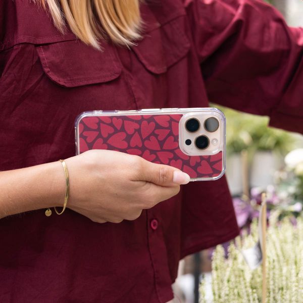 imoshion Coque Design Apple iPhone 15 - Hearty Coral Dust
