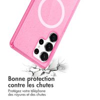 imoshion Coque Pailletée avec MagSafe Samsung Galaxy S25 Ultra - Paillettes Rose