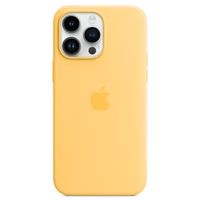 Apple Coque en silicone MagSafe Apple iPhone 14 Pro Max - Sunglow