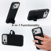 Callbuddy Coque avec strap Apple iPhone 17 Pro Max - Epic Black