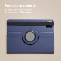 imoshion Coque tablette rotatif à 360° Xiaomi Pad 7 / 7 Pro / Poco Pad X1 - Bleu foncé