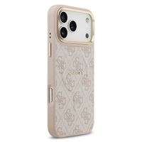 Guess Coque MagSafe Classic avec logo 4G Apple iPhone 17 Pro - Rose