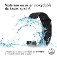 imoshion Bracelet magnétique milanais  - Connexion universelle 20 mm - Taille M - Noir