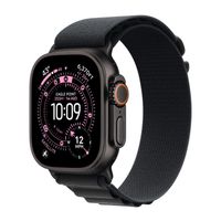 Apple Bracelet Alpine Loop Apple Watch | 44/45/46/49 mm - Taille M - Black / Natural Titanium