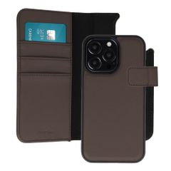 imoshion Étui portefeuille luxe 2-en-1 amovible Apple iPhone 13 Pro - Marron