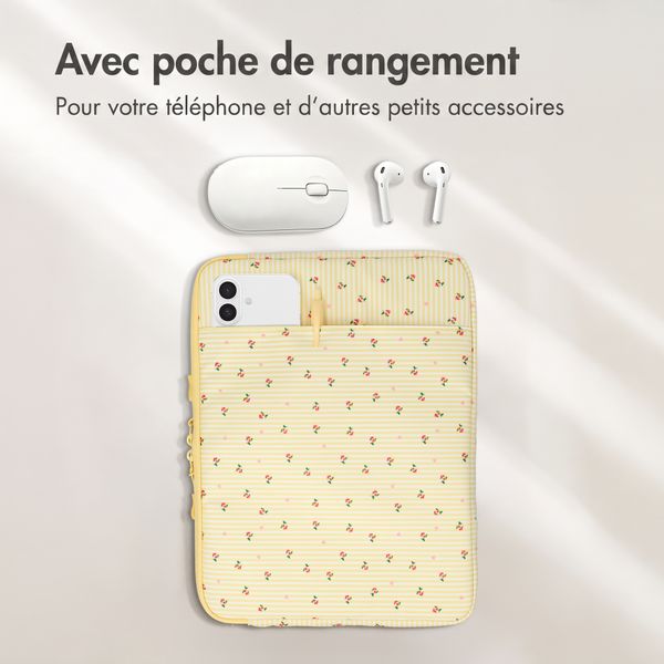 imoshion Pochette ordinateur Design 15-16 pouces - Garden Stripes
