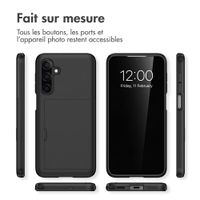 imoshion Coque arrière avec porte-cartes Samsung Galaxy A18 (4G) - Noir