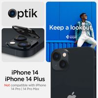 Spigen Optik Lens Protector - Protection complète de la caméra (lot de 2) Apple iPhone 14 / 14 Plus - Noir