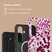 Selencia Coque arrière Vivid avec MagSafe Samsung Galaxy S25 - Cosmic Orchid