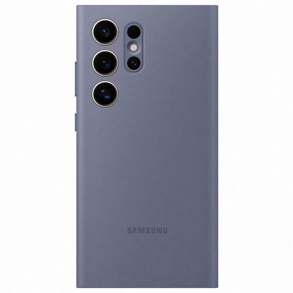 Samsung Original Coque S View Samsung Galaxy S24 Ultra - Violet