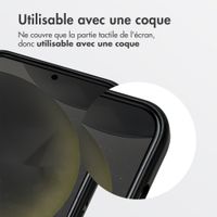 Accezz Protection d'écran en verre trempé avec filtre de confidentialité + Applicateur Samsung Galaxy S25 / S24