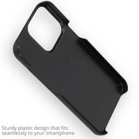 Concevez votre propre coque rigide Apple iPhone 13 Pro - Noir