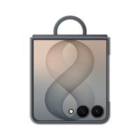Samsung Coque Silicone Magnet Cover Ring Samsung Galaxy Z Flip 8 - Black