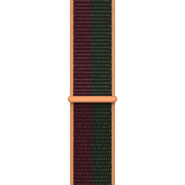 Apple Bracelet Sport Loop Apple Watch | 38/40/41/42 mm - Dark Cherry/Forest Green