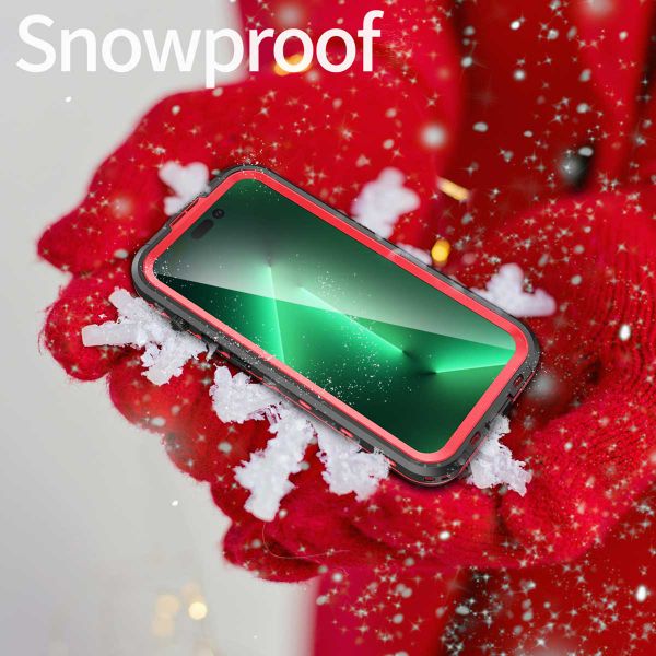 Redpepper Coque imperméable Dot Plus Apple iPhone 14 Pro - Noir