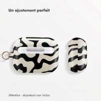 Selencia Coque Vivid  Apple Airpods Pro - Art Wave Black