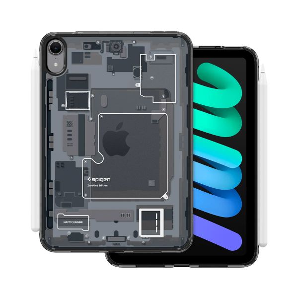 Spigen Coque tablette Hybrid Zero One Apple iPad Mini 7 (2024) / iPad Mini 6 (2021) - Transparent