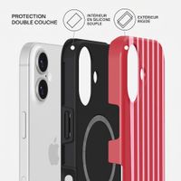 Burga Coque Tough MagSafe Apple iPhone 16 - Strawberry Jam