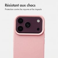 imoshion Coque arrière Texture Apple iPhone 18 Pro / 17 Pro - Rose