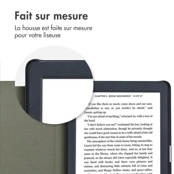 imoshion Étui de liseuse portefeuille Canvas Kobo Nia - Violet