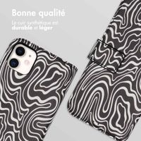 imoshion Étui de télephone portefeuille Design Apple iPhone 11 - Black And White