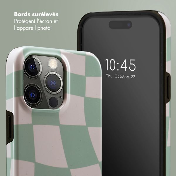 Selencia Coque arrière Vivid Apple iPhone 15 Pro Max - Groovy Sage Green